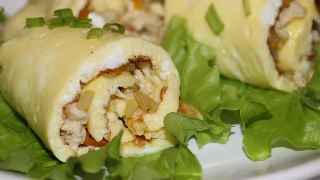 5 вкусных примеров диетических и полезных рулетов!