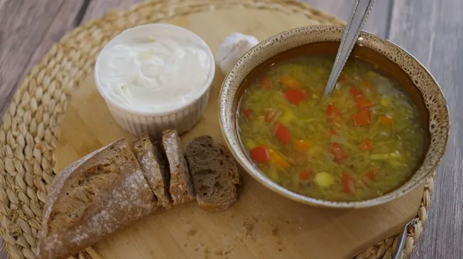 Суп с рисом и грибами в мультиварке - Готовим вкусно